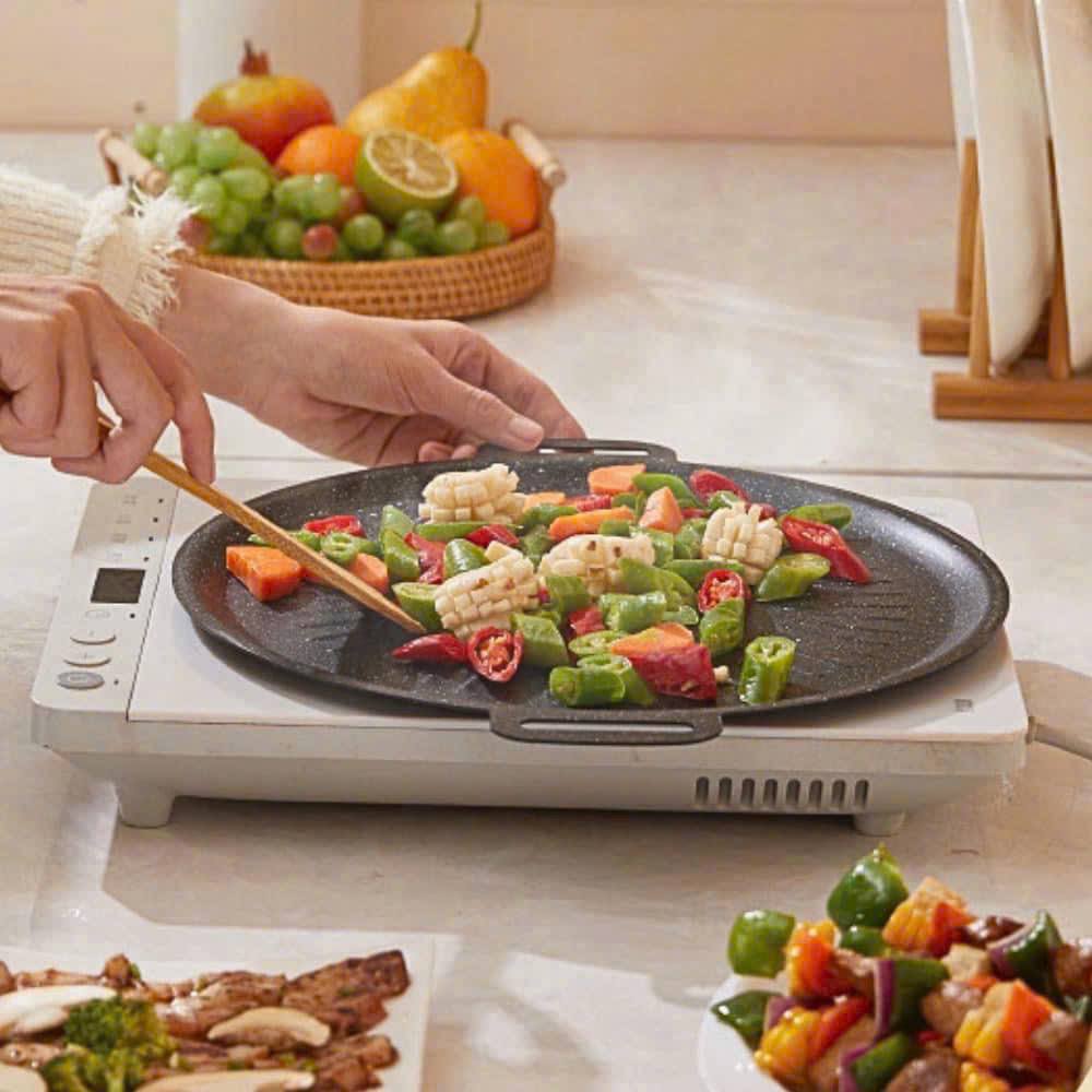 Chảo Đá Nướng Hình Mặt Trời Size 34cm