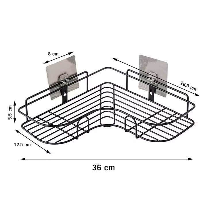 Kệ Góc Nhà Tắm Dán Tường(Kèm dán)