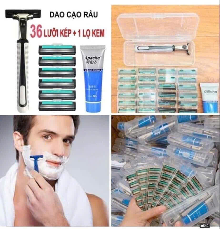 BỘ DAO CẠO RÂU 36 LƯỠI THAY THẾ