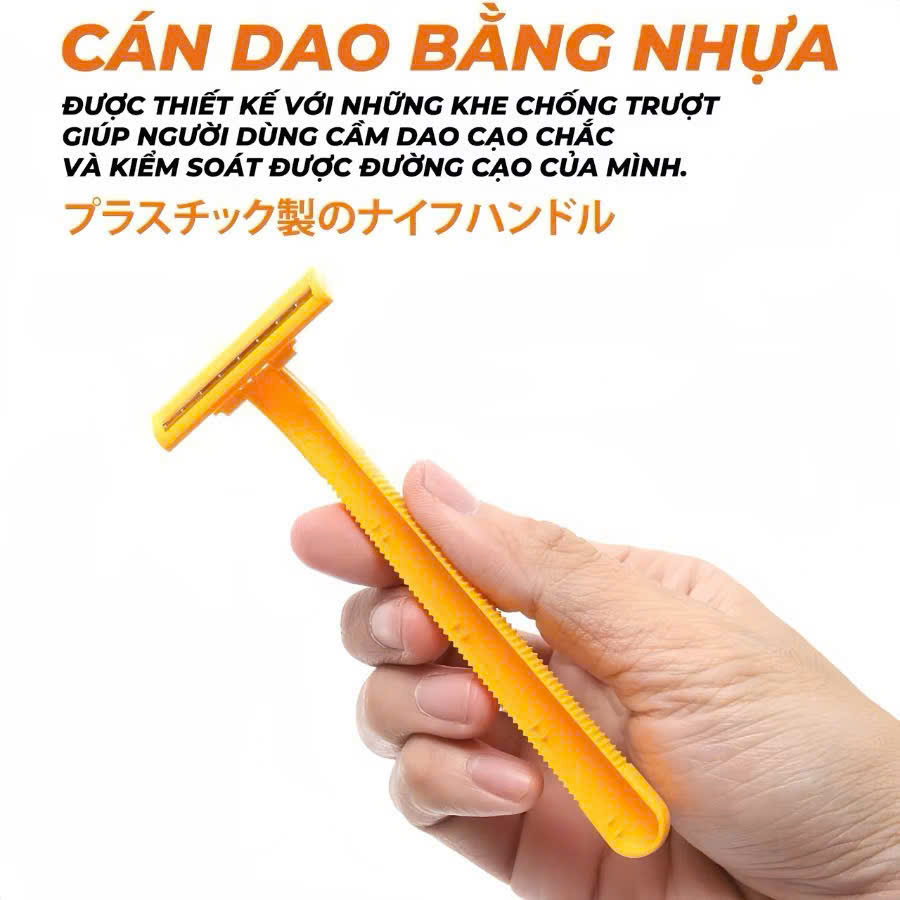 Set 10 dao cạo râu 2 lưỡi dùng 1 lần