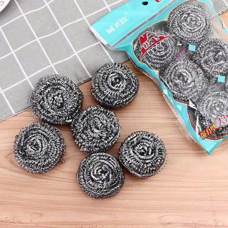 Bịch 6 Miếng Cọ Nồi Inox – Cọ Sạch Mọi Vết Bẩn