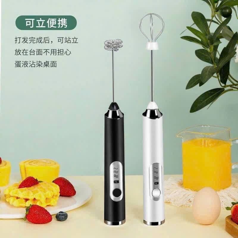 Máy đánh trứng cầm tay 2 đầu trộn có cổng usb
