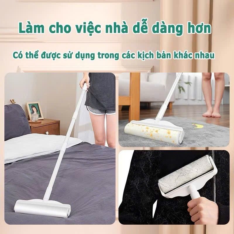 CÂY LĂN BỤI CÁN DÀI CÓ NẮP ĐẬY – GIẢI PHÁP VỆ SINH NHANH GỌN CHO MỌI NHÀ