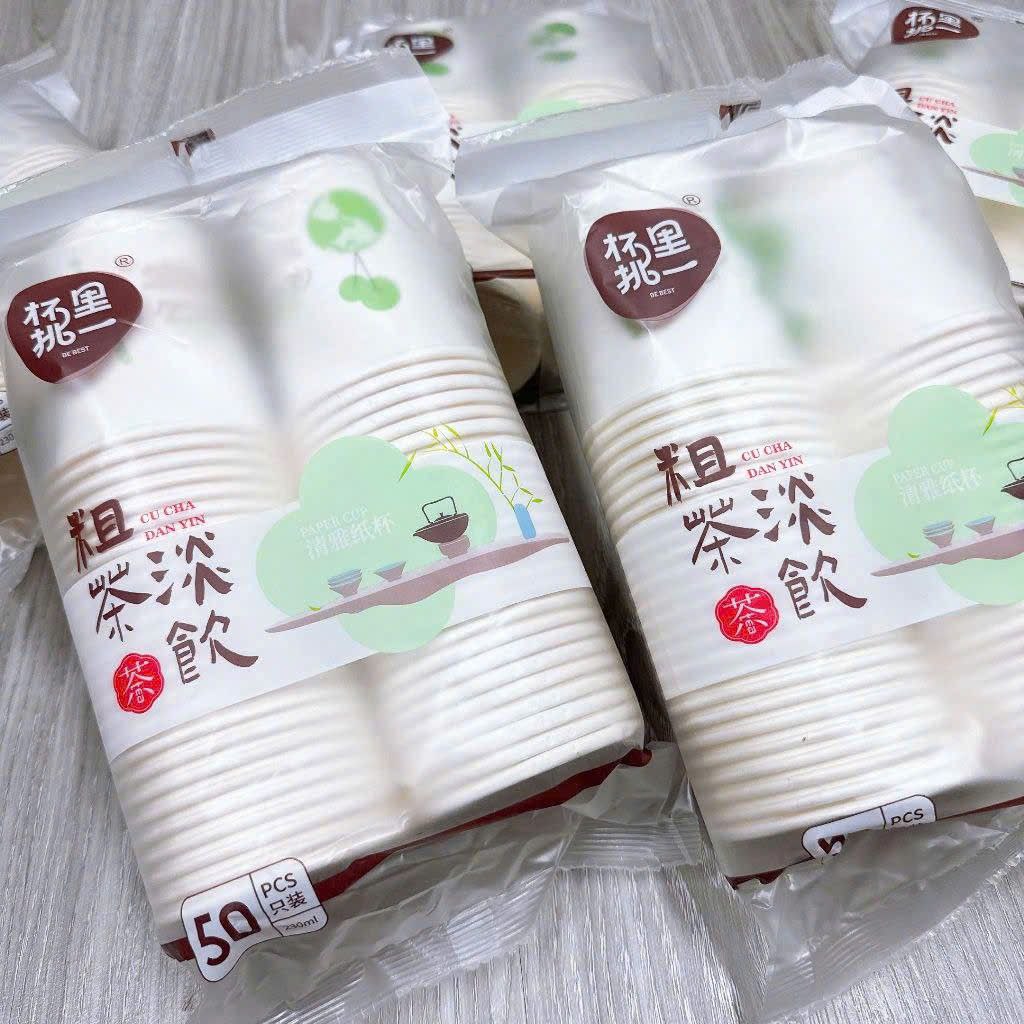 SET 50 CỐC GIẤY 235ml — TIỆN LỢI & AN TOÀN