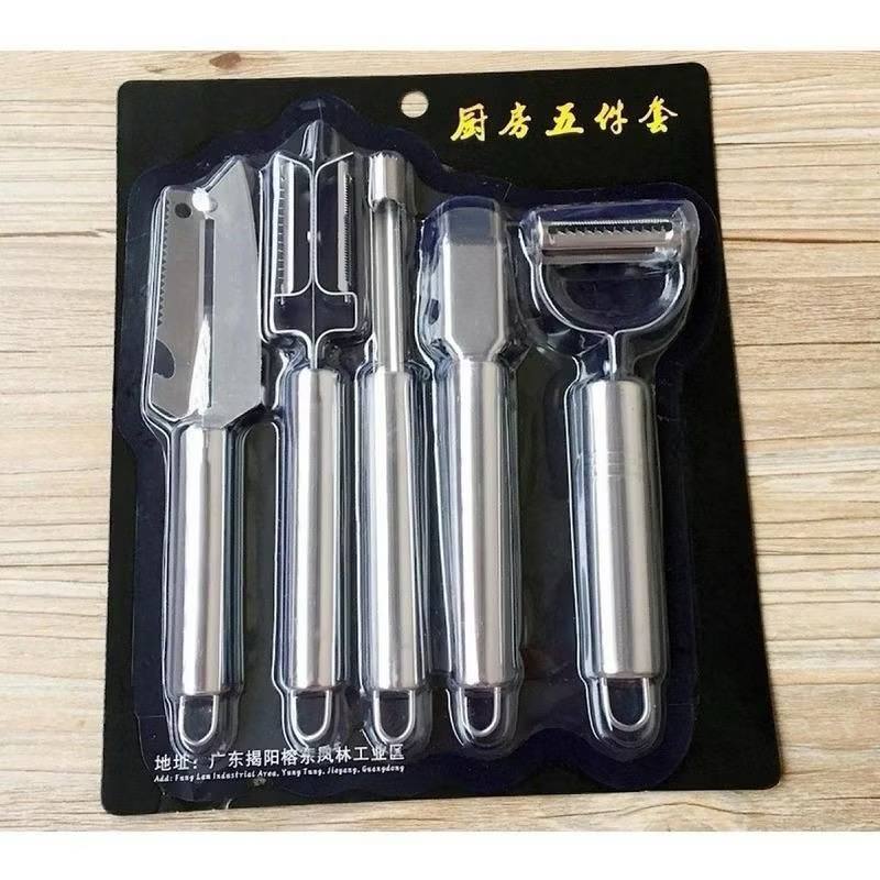 Bộ 5 Món Dụng Cụ Bào Củ Quả Đa Năng – Chất Liệu Inox 304