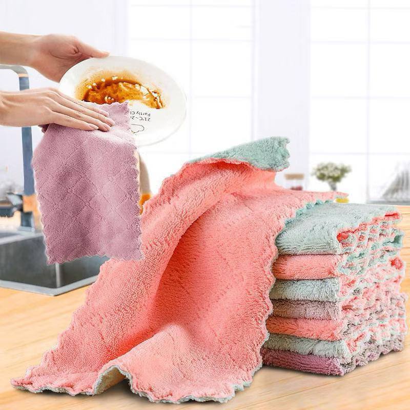 BỊCH 10 KHĂN LAU ĐA NĂNG MẪU TRƠN