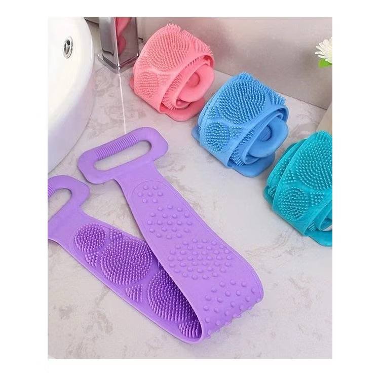 Dây tắm silicone chà lưng 2 mặt thần thánh