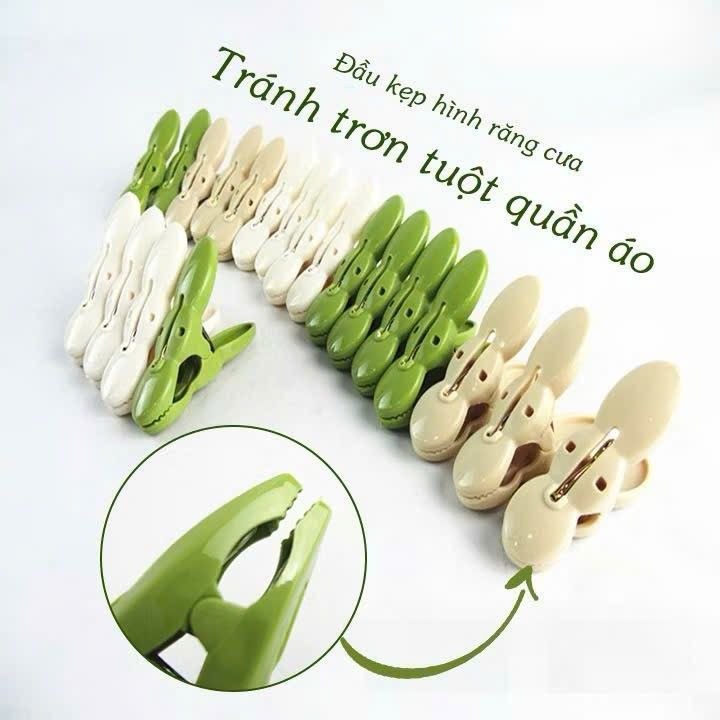 Vỉ 20 Móc Kẹp Quần Áo Việt Nhật | Mã 2835