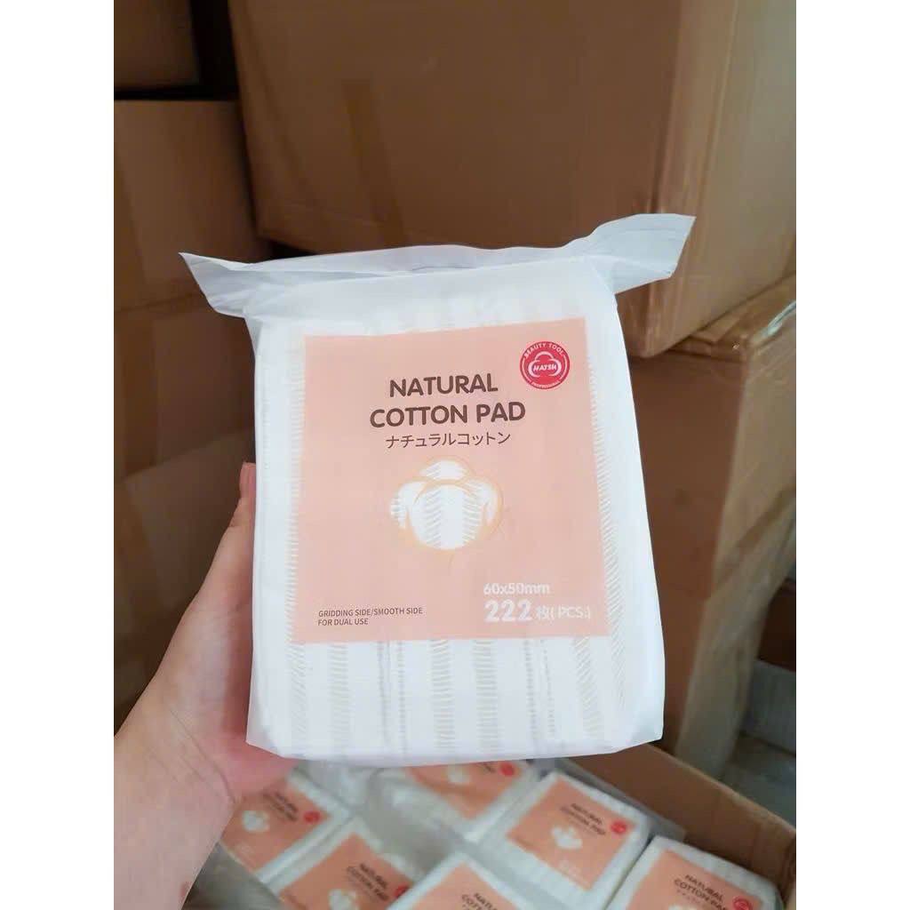 BÔNG TẨY TRANG COTTON 222 pads Hồng